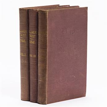 Dickens, Charles (1812-1870) Oliver Twist, a fine first edition in original cloth.